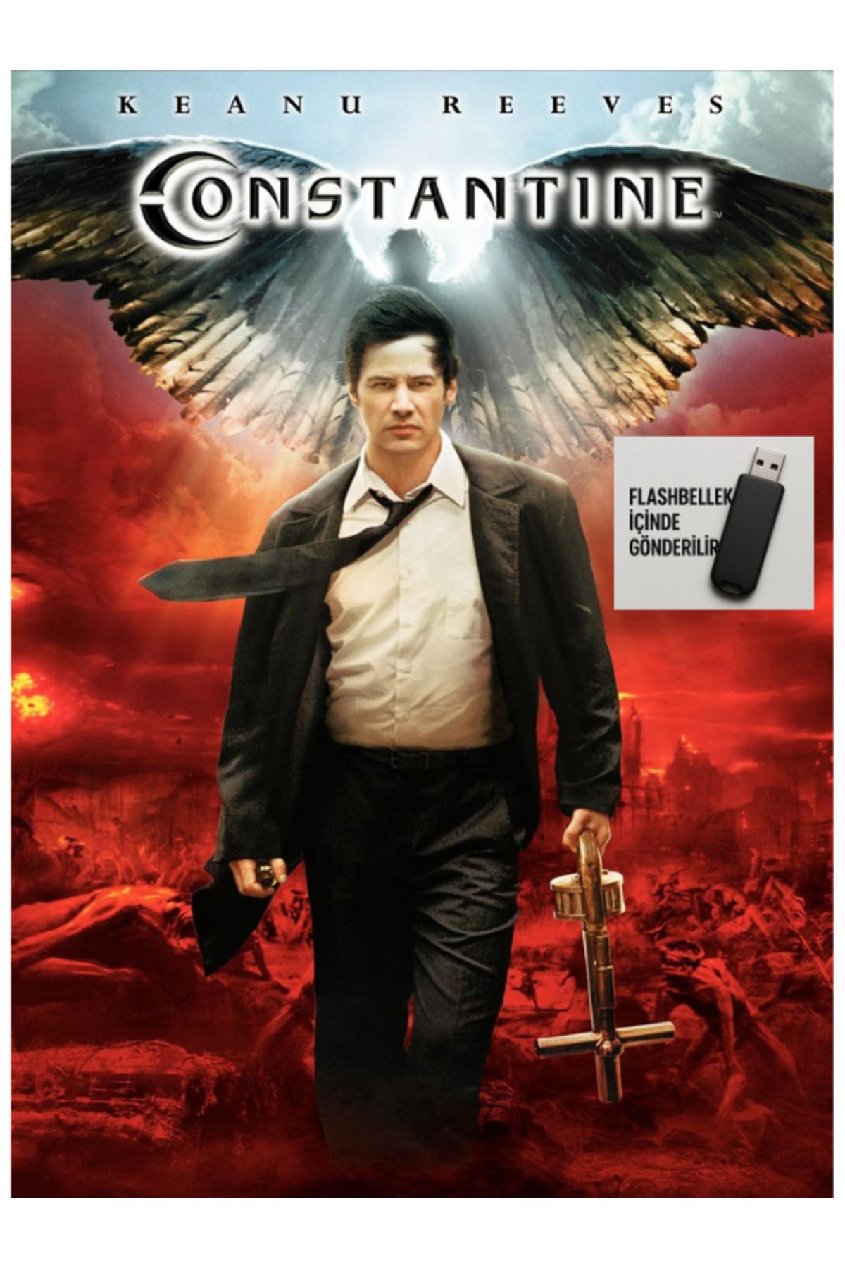 Tigdes 🎮 Constantine Keanu Reeves PC Oyunu | 8GB Kuruluma Hazır Flash Bellek | Windows Uyumlu Aksiyon