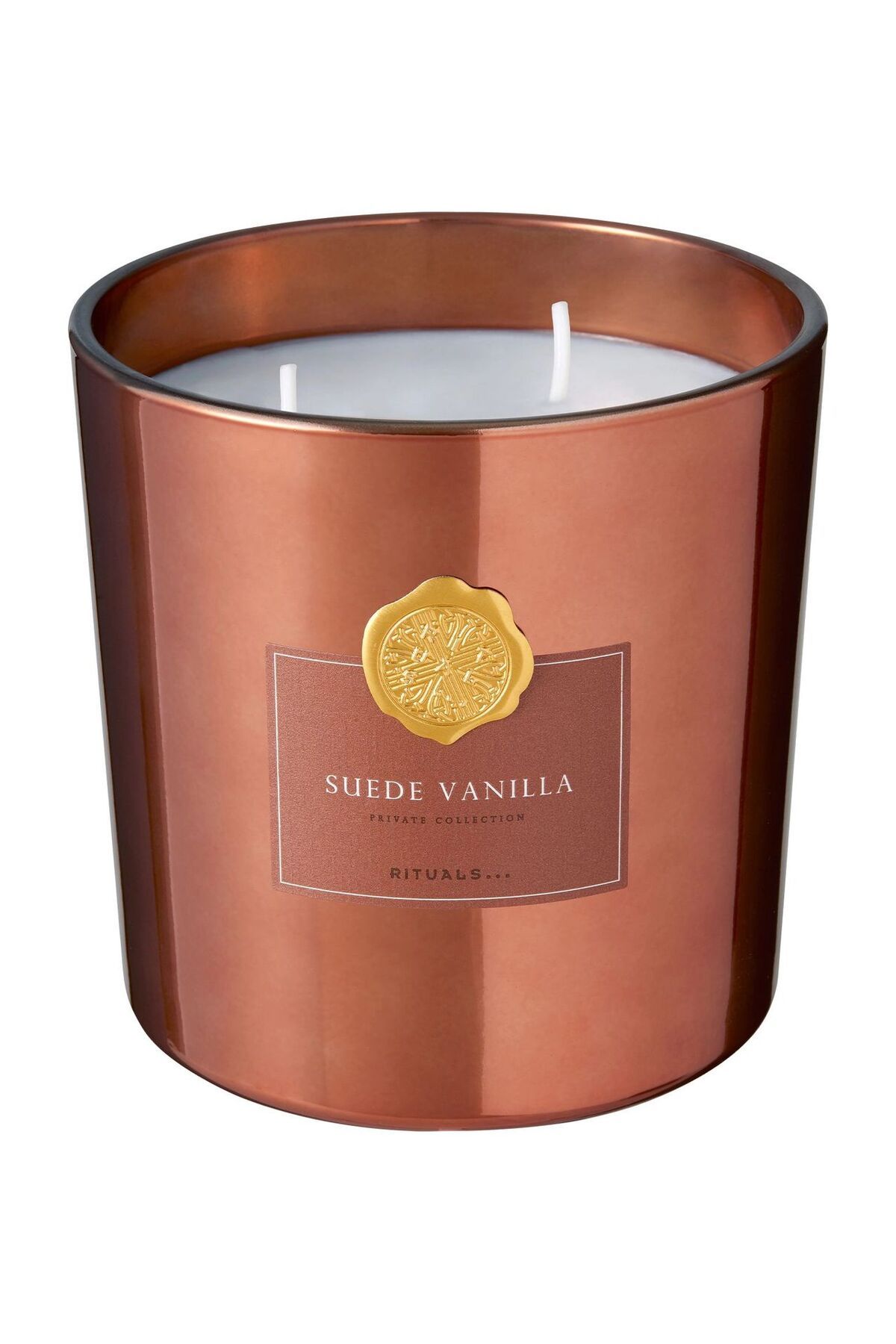 Rituals PRIVATE COLLECTION XL Süet Vanilya Kokulu Mum, 1kg, 3 Fitil, 70 Saat Yanma Süresi