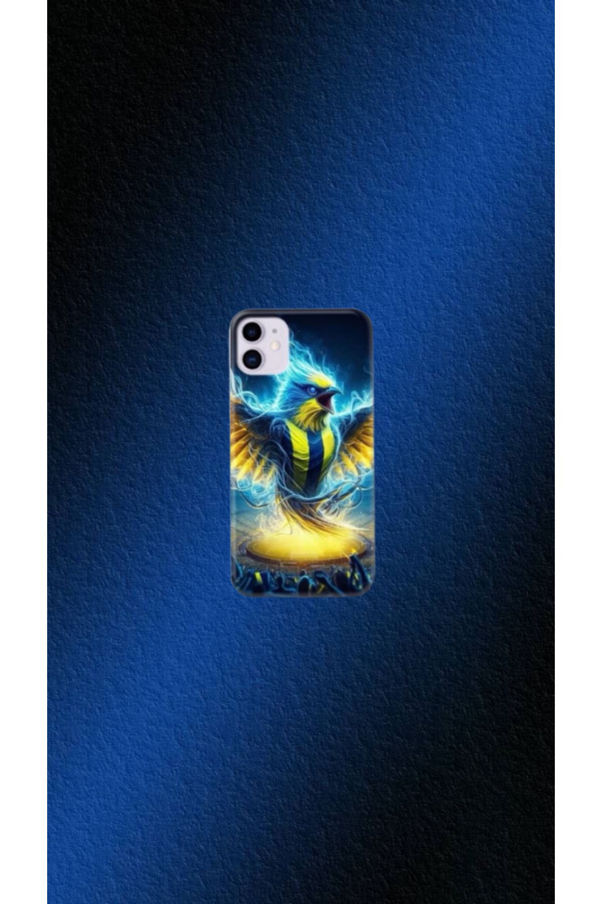 cover shopp Sarı-Lacivert Desenli Kılıf Tasarımı-7 IP 11