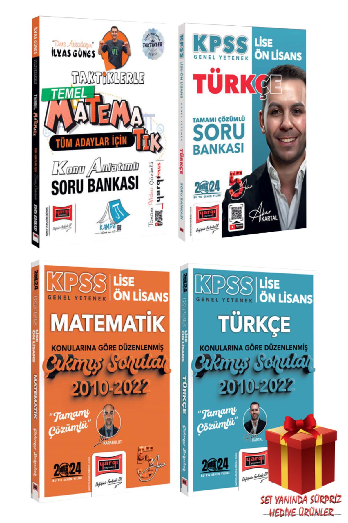 Yargı Yayınları İlyas Güneş Taktiklerle Matematik Konu Anlatımlı Soru Bankası+ KPSS Türkçe Matematik Çıkmış Sorular