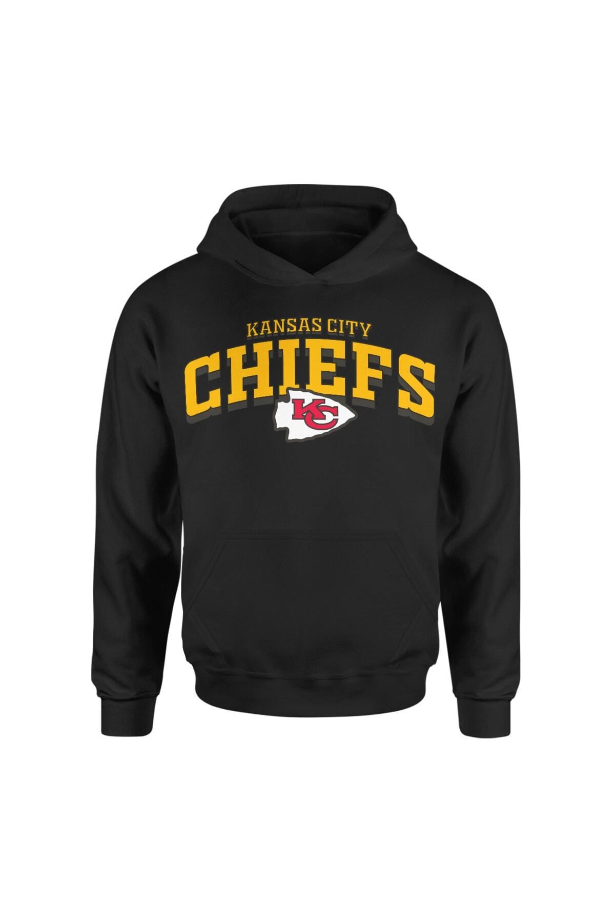 Pisa Art Kansas City Chiefs Siyah Hoodie