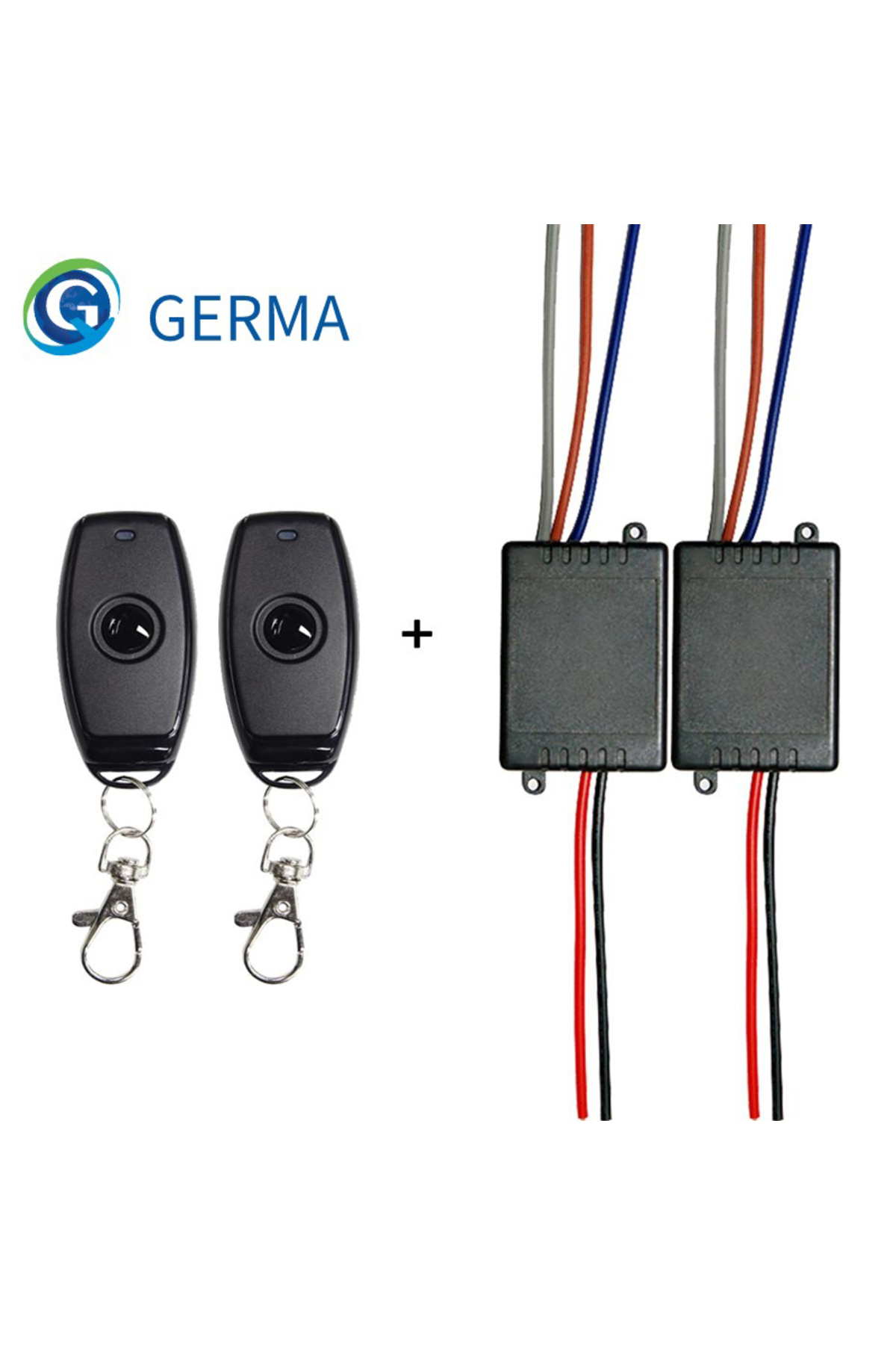 Choice-2 RC and 2 Receiver GERMA 433Mhz Universal Wireless Remote Control Switch DC 12V 24V 1CH relay Recei 1