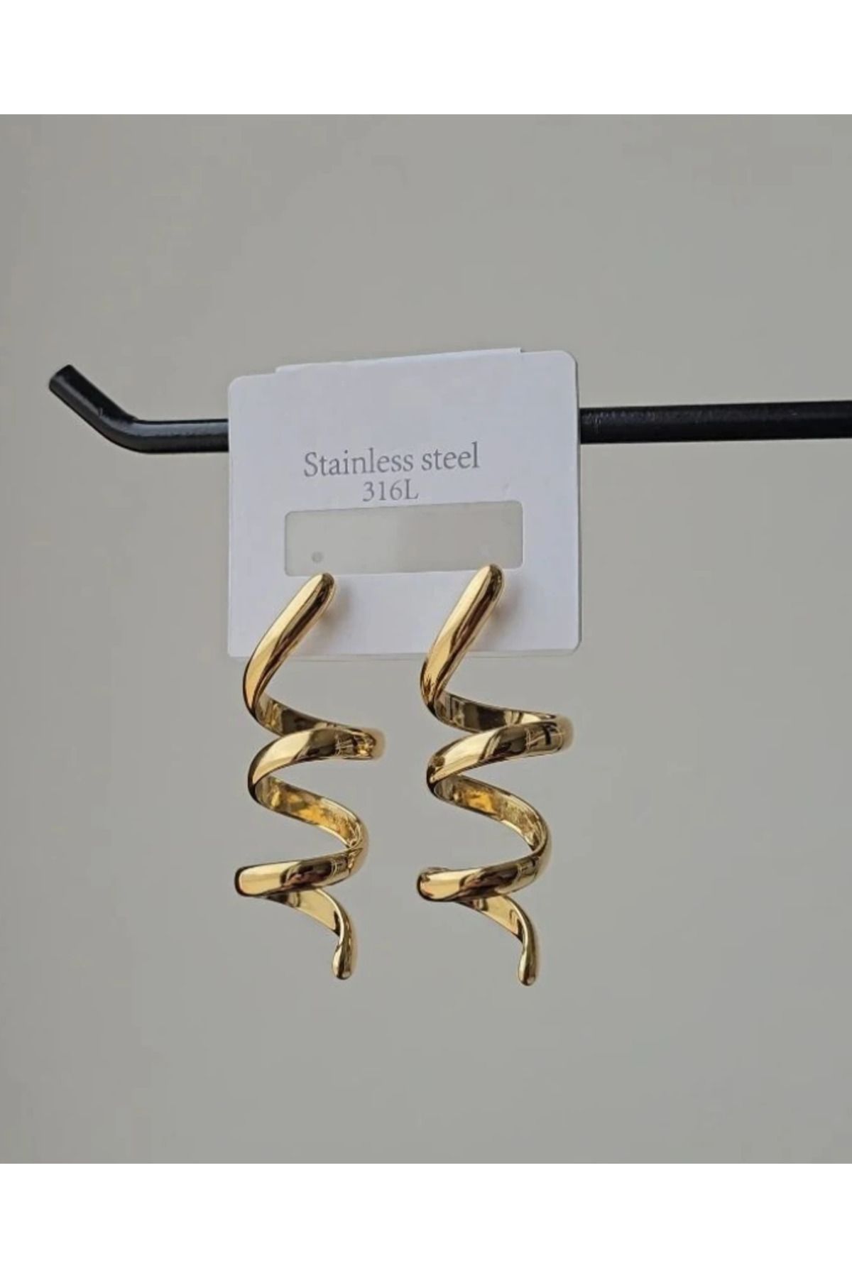deva takı çelik spiral kolye
