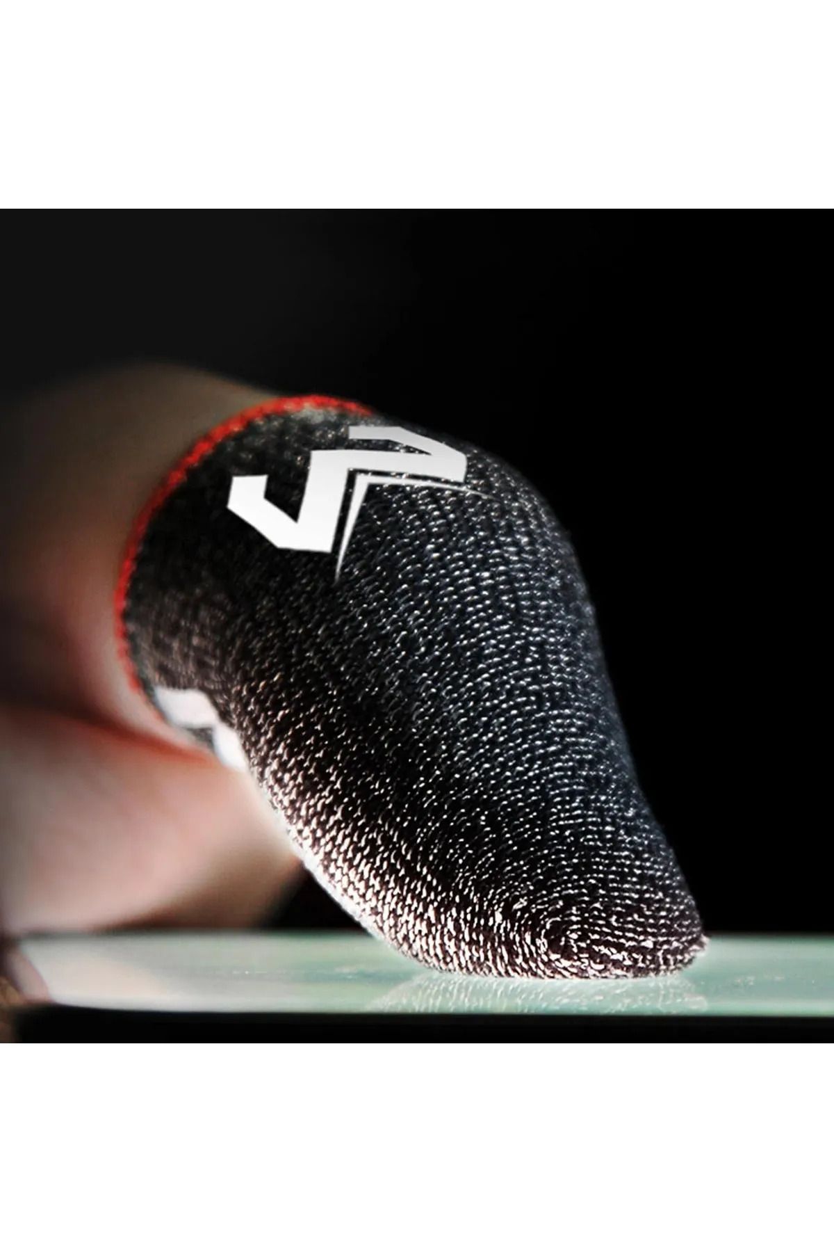 İMEXTECH Memo E Spor PUBG Mobil Oyun Parmaklık Eldiveni Hassas Dokunma Karbon Fiber Kumaş 2 Adet 1 Çift