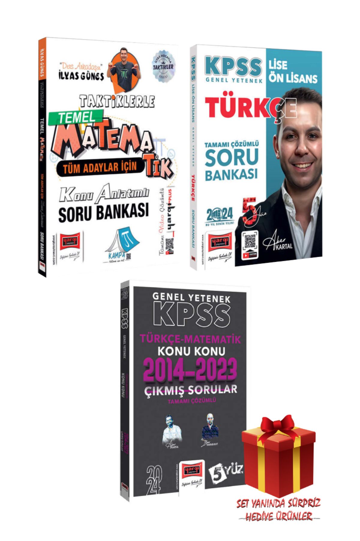 Yargı Yayınları İlyas Güneş Taktiklerle Matematik Konu Anlatımlı Soru Bankası+ KPSS Türkçe Matematik Çıkmış Sorular