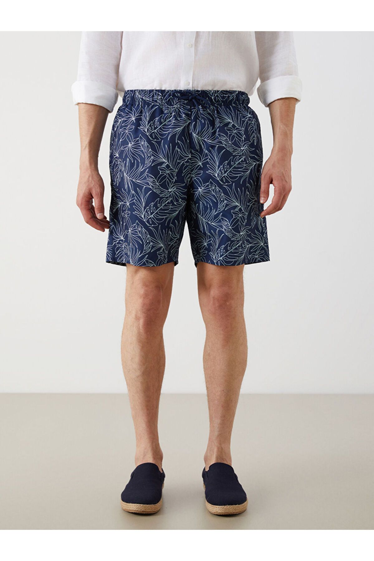 LC Waikiki-Lcw Knee Length Patterned Men's Swim Shorts 2