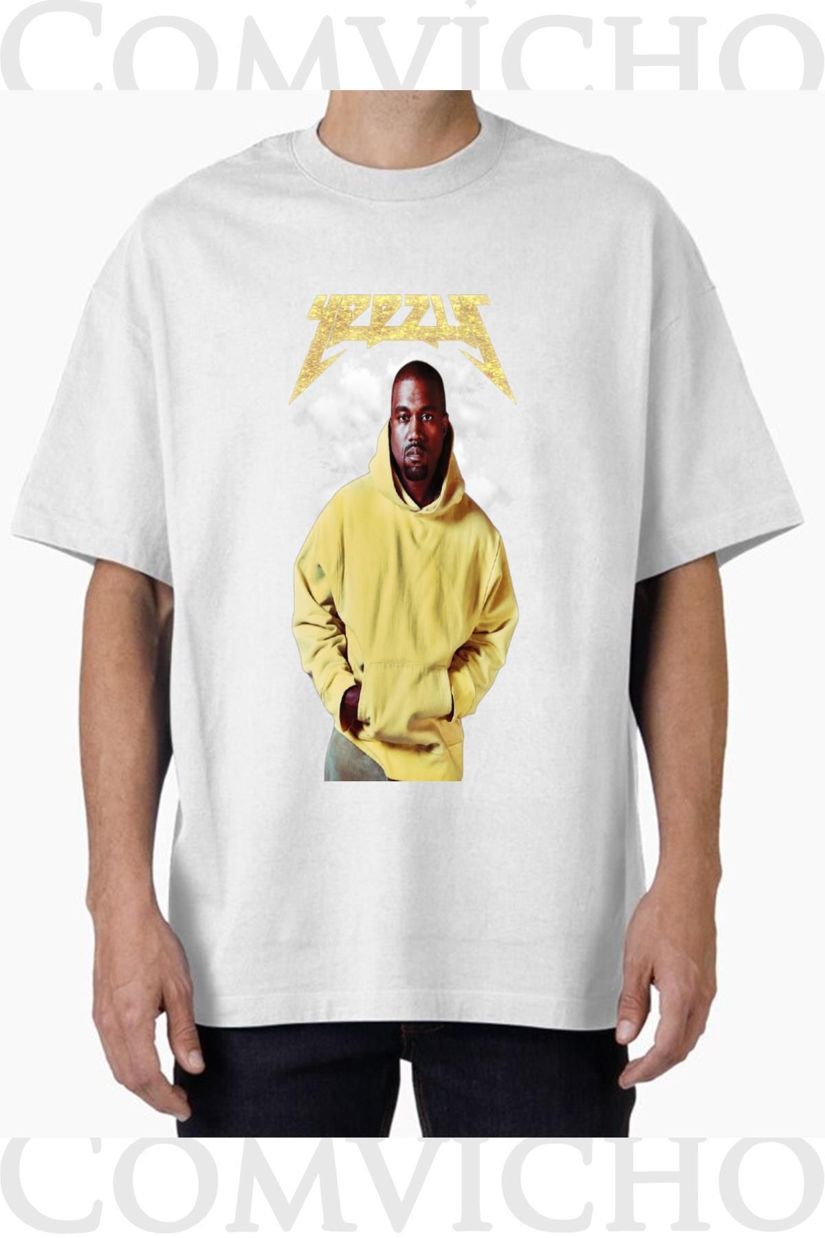 COMVİCHO Unisex zu v1 Tasarım Baskılı Oversize Tişört