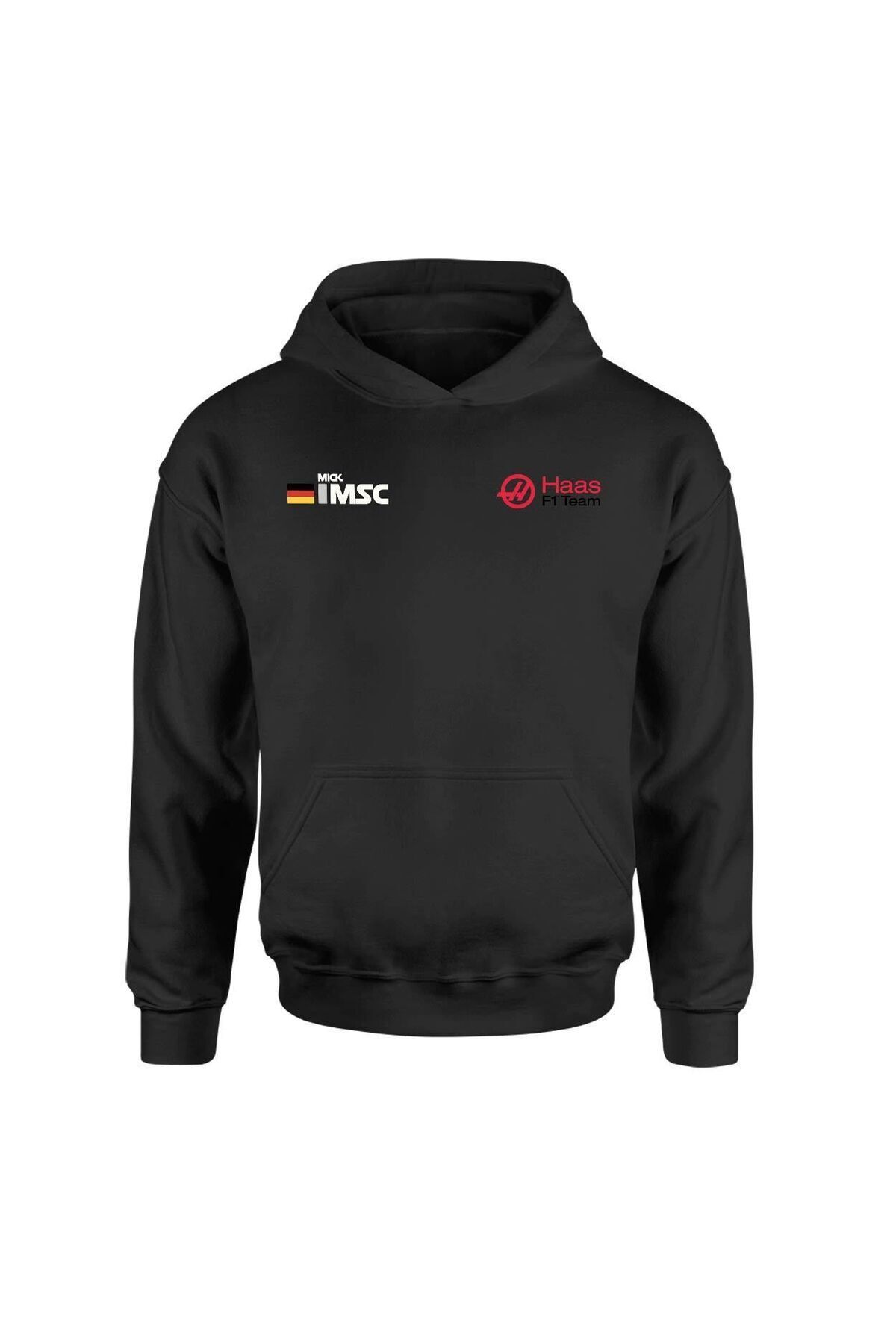 Pisa Art Mick Schumacher Tag Siyah Hoodie