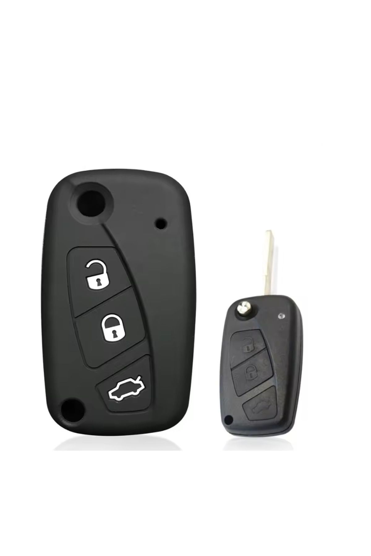 KOTO Silikon anahtar kılıfı Fiat Fiorino Uyumlu