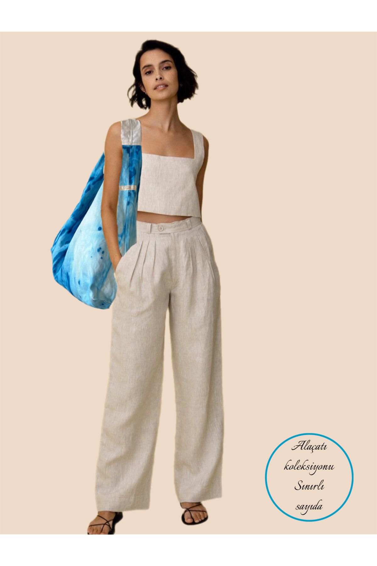 Smonday Boho Bag / Pamuklu Kumaş Omuz çantası