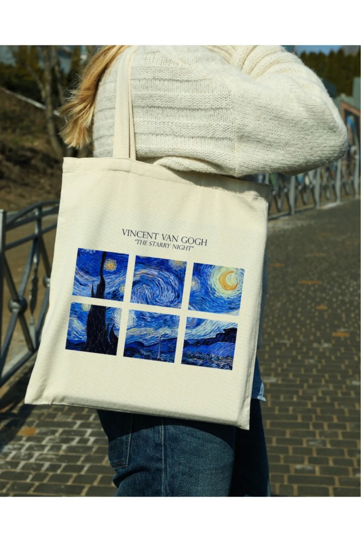 KİDOL VAN GOGH Bez Çanta