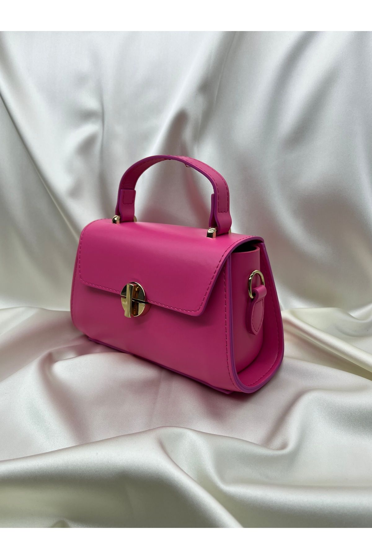 lunaria bags Fuşya Minimal Zarafet Çanta