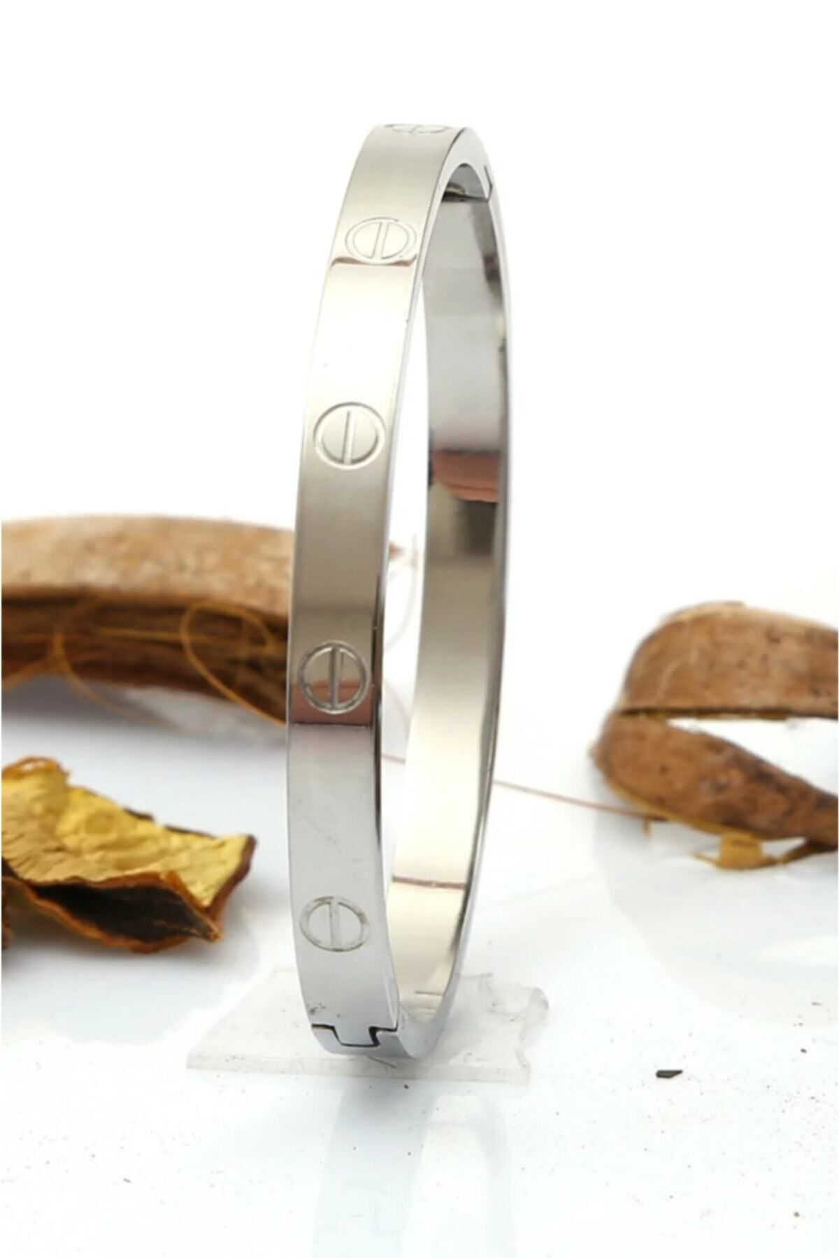 JEWELRY Kadın Bileklik Çelik Gümüş Renk Çelik Bileklik