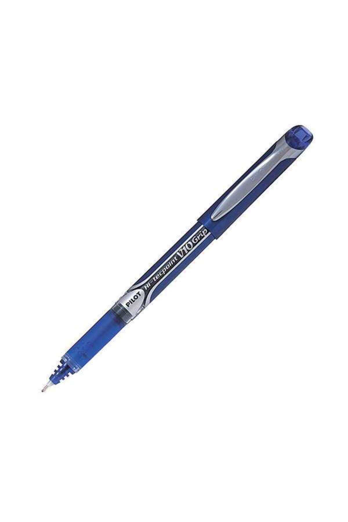 Pilot V10 Hi-Tecpoint Mavi Kalem