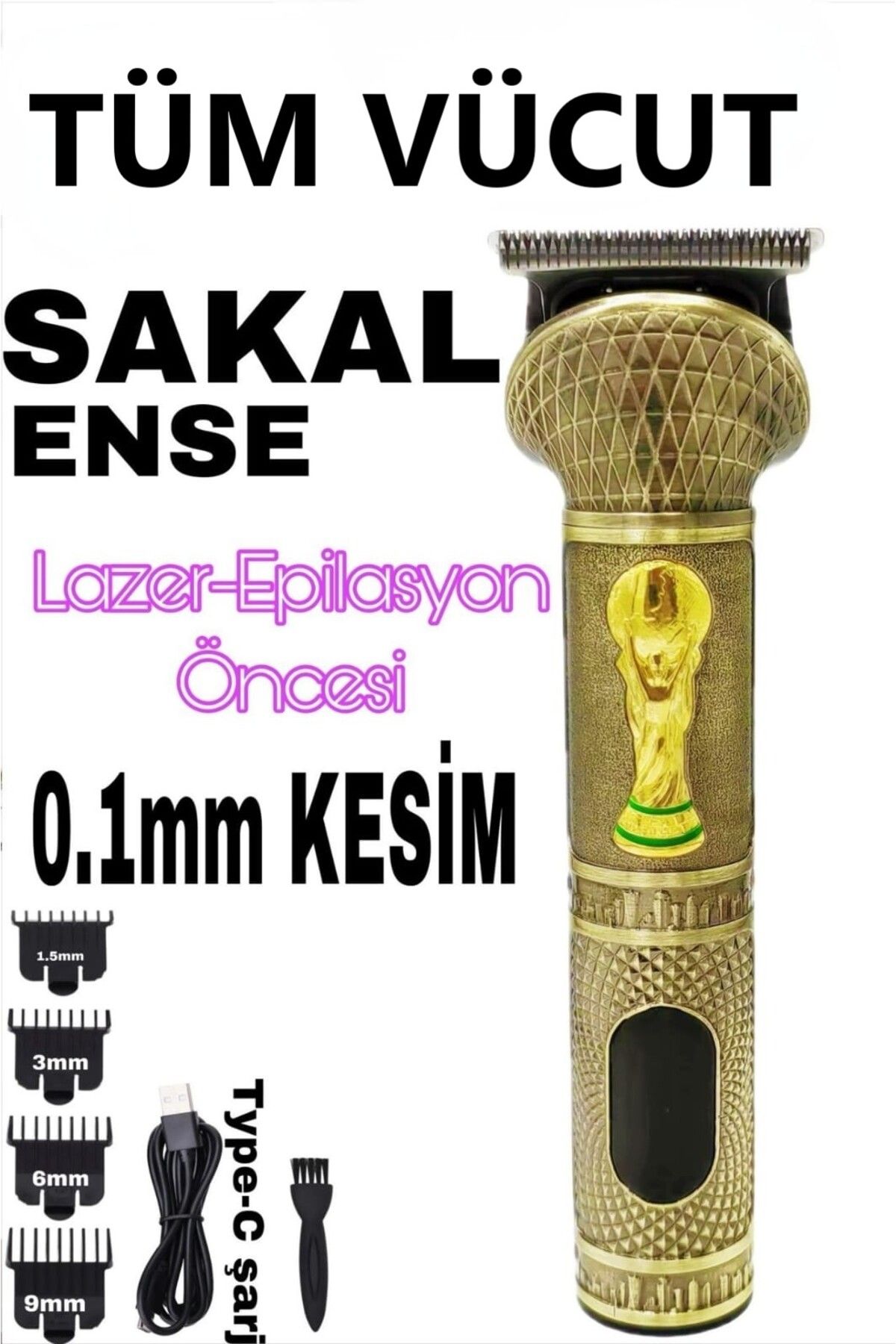 jvx Tüm Vücut İçin Profesyonel Tıraş Makinesi Sakal Ense Vücut Kesimi Lazer Epilasyon Öncesi Uygun