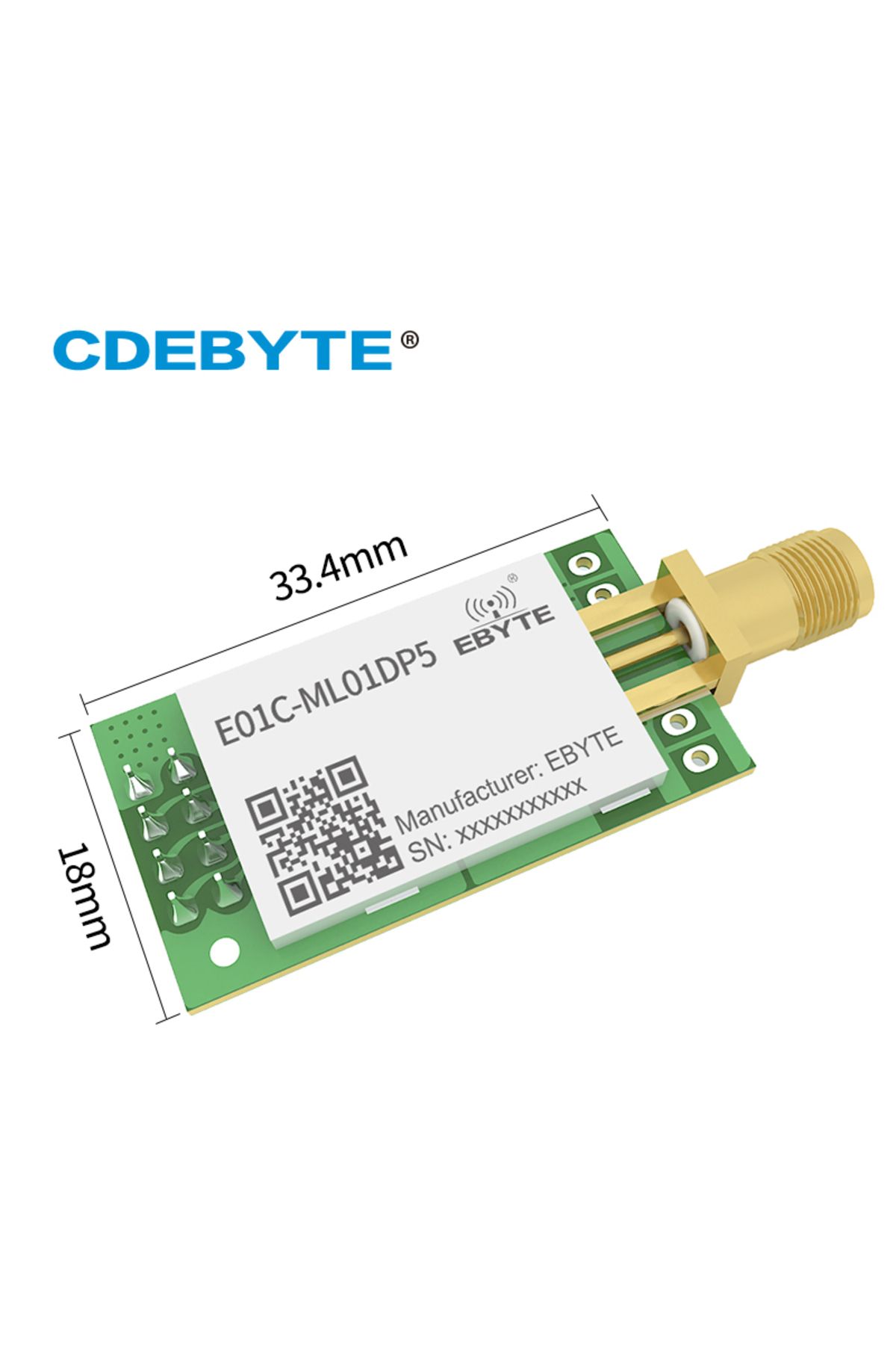 Choice-Si24R1 2.4GHz PA LNA rf SPI Module 100mW 20dBm E01C-ML01DP5 CDEBYTE 2.5km Long Range Wireless Tra... 2