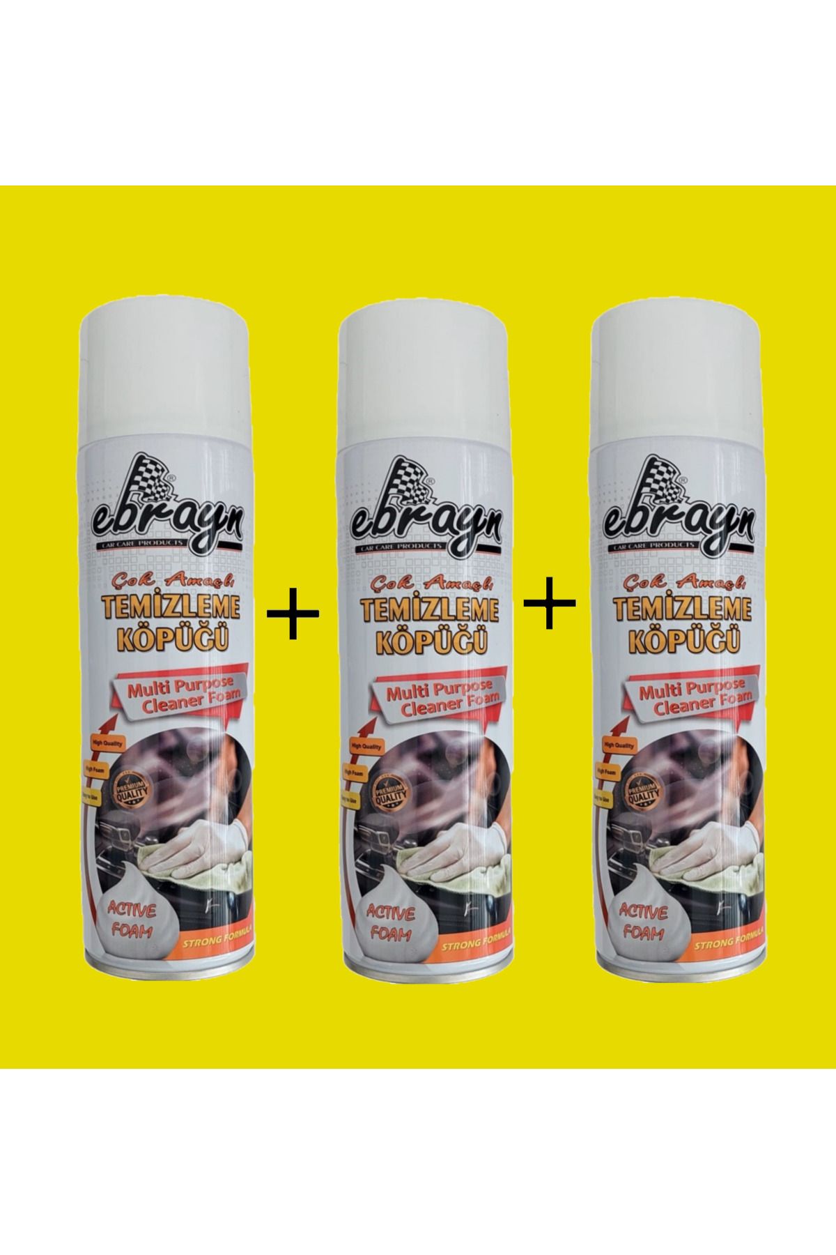 Ebrayn Temizleme Köpüğü 3'lü Set