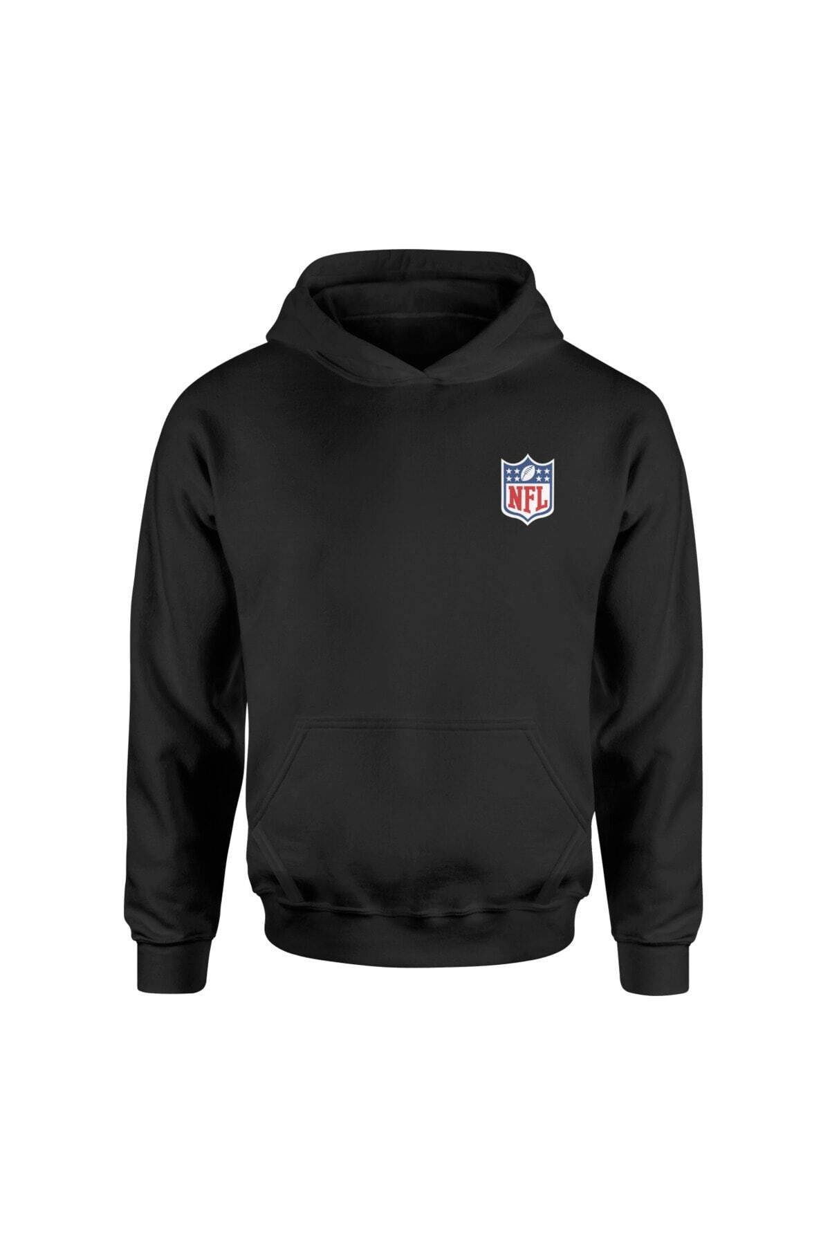 Pisa Art NFL Superior Logo Siyah Hoodie