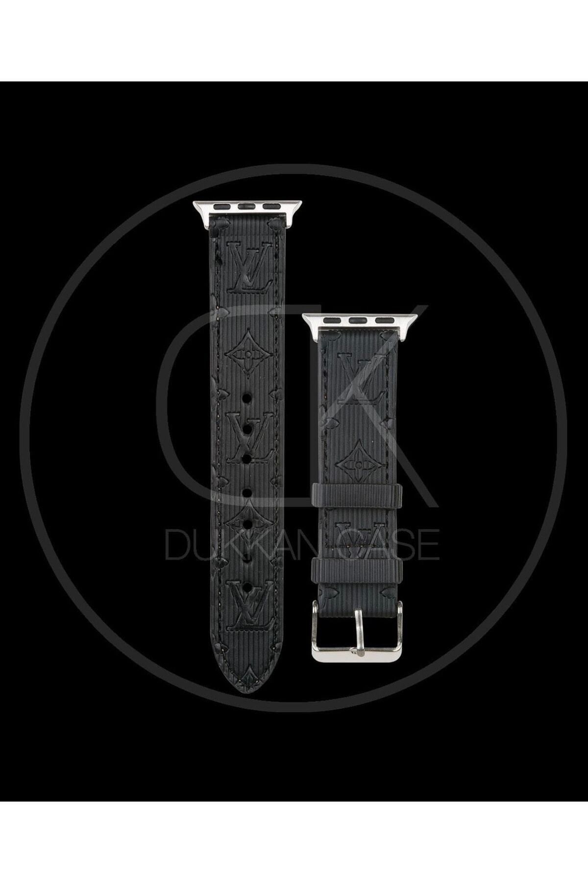 DUKKANCASE Siyah Deri Apple Saat Kayışı - DK260 - Apple Watch 40 mm