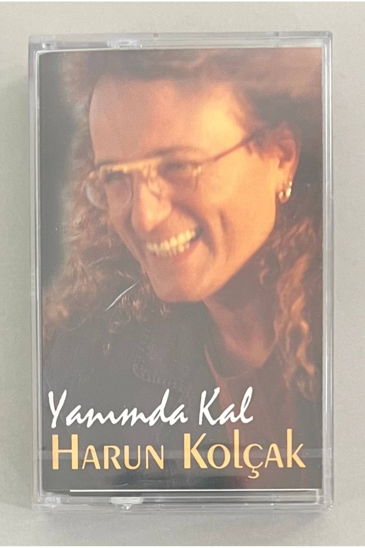 Plakevi İzmir Harun Kolçak Yanımda Kal Kaset (Jelatininde Sıfır Orjnal Dönem Baskı Kaset)