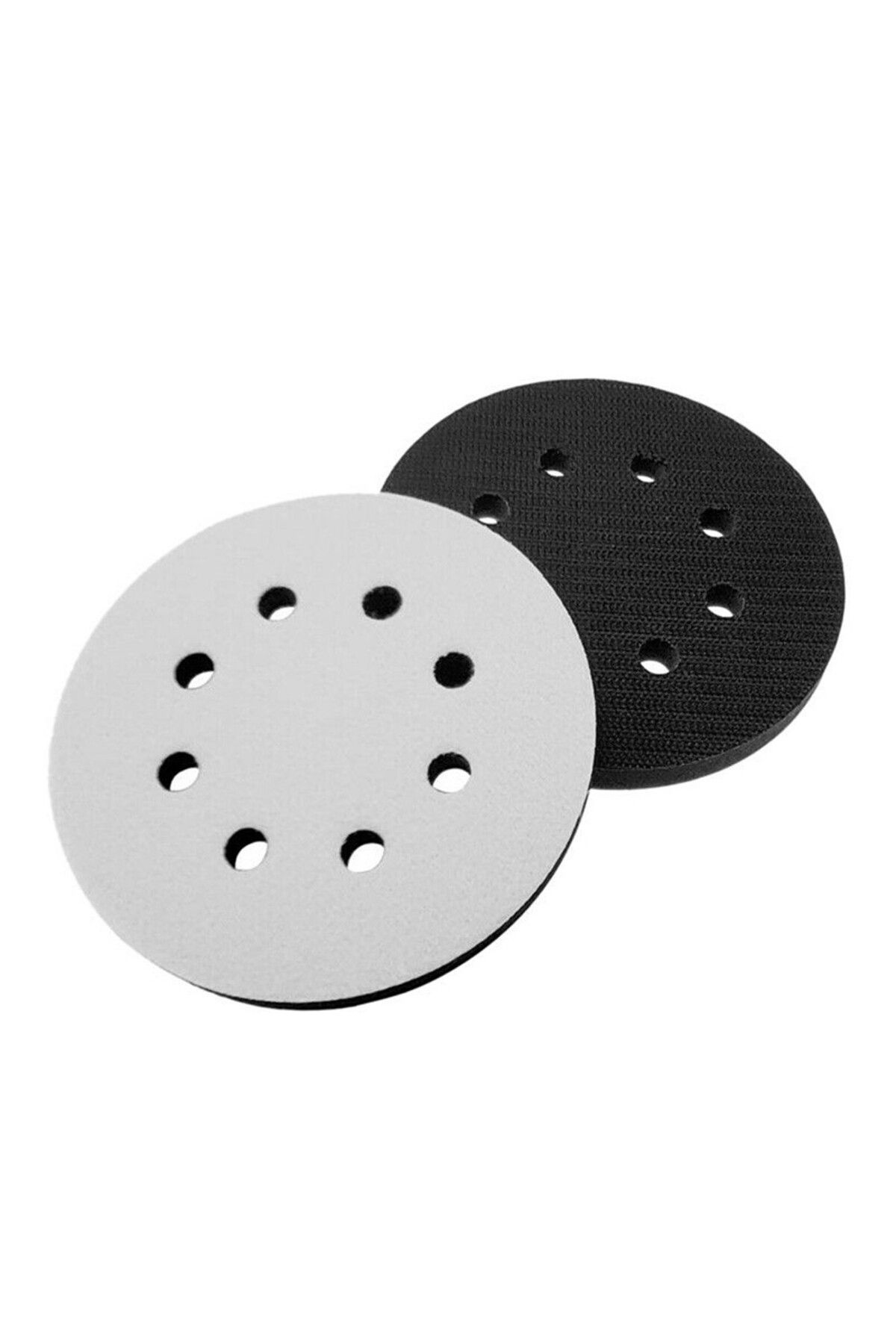 Choice-5Inch 2Pcs 5In 125mm 8-Holes Soft Sponge Interface Pad Hook & Loop Sanding Pads Backing Plate For Fe 8