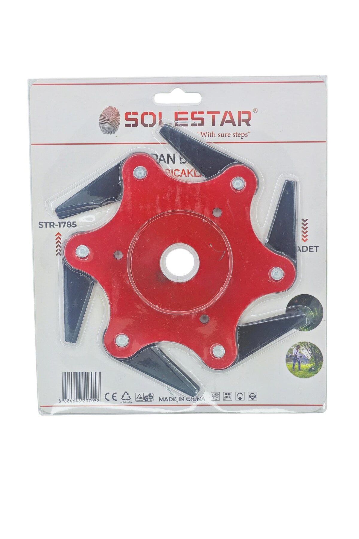 SOLESTAR İTHAL SOLESTAR MOTORLU TIRPAN BAŞLIĞI 6 BIÇAKLI