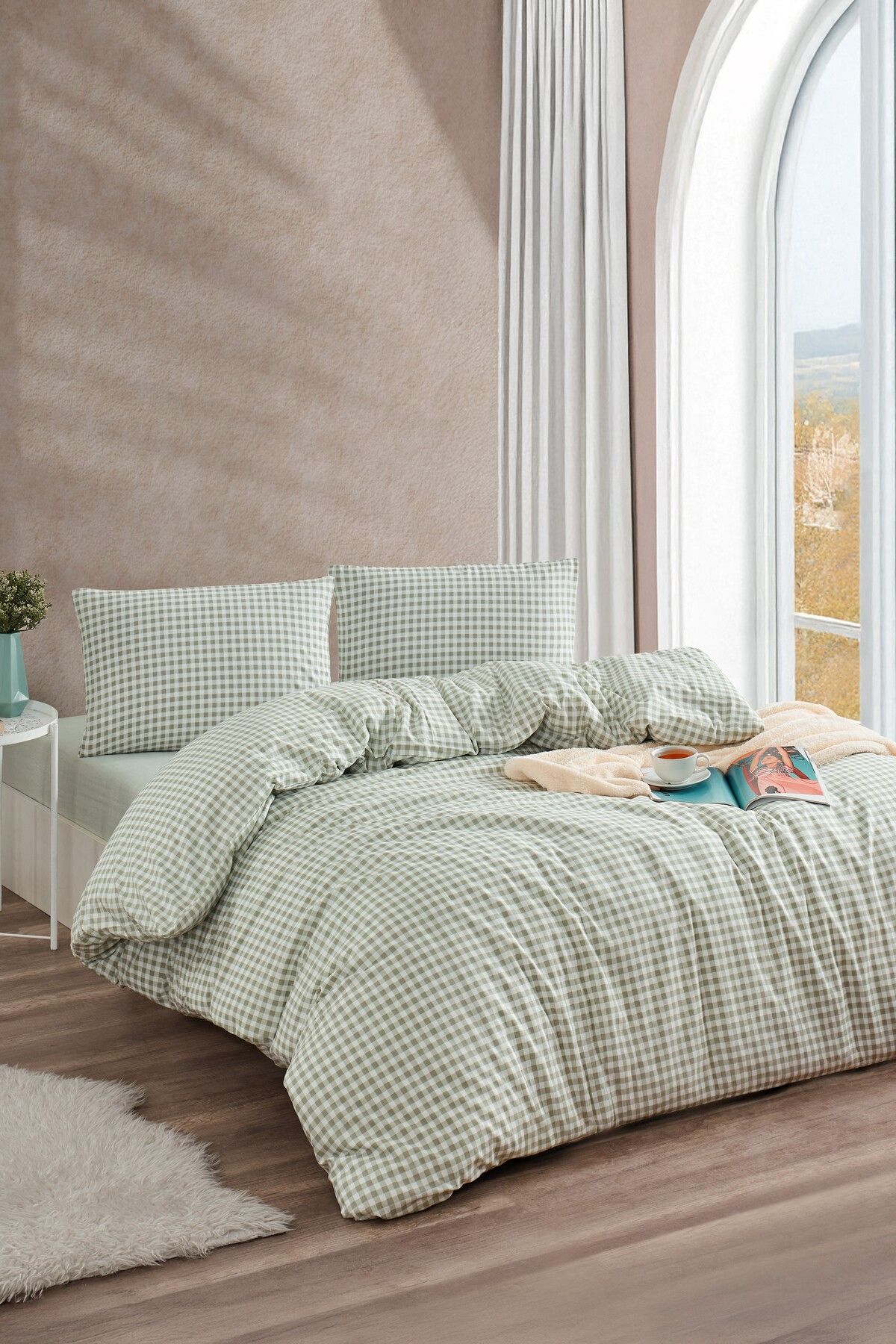 Tabu Home Ranforce Sarı Tek Kişilik Nevresim Takımı