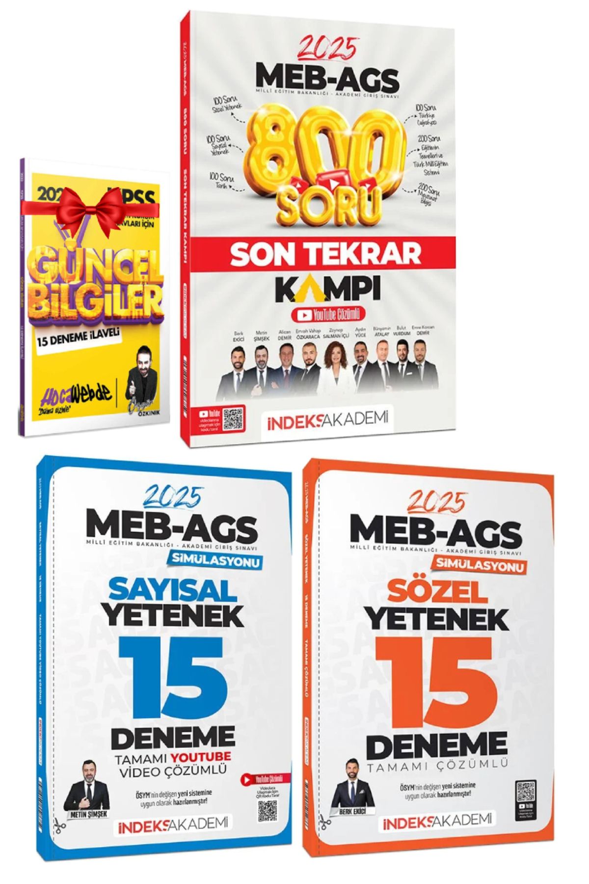 İndeks Akademi 2025 İndeks Akademi MEB AGS Son Tekrar Kampı Tüm Dersler+AGS Sayısal Sözel Denemeler