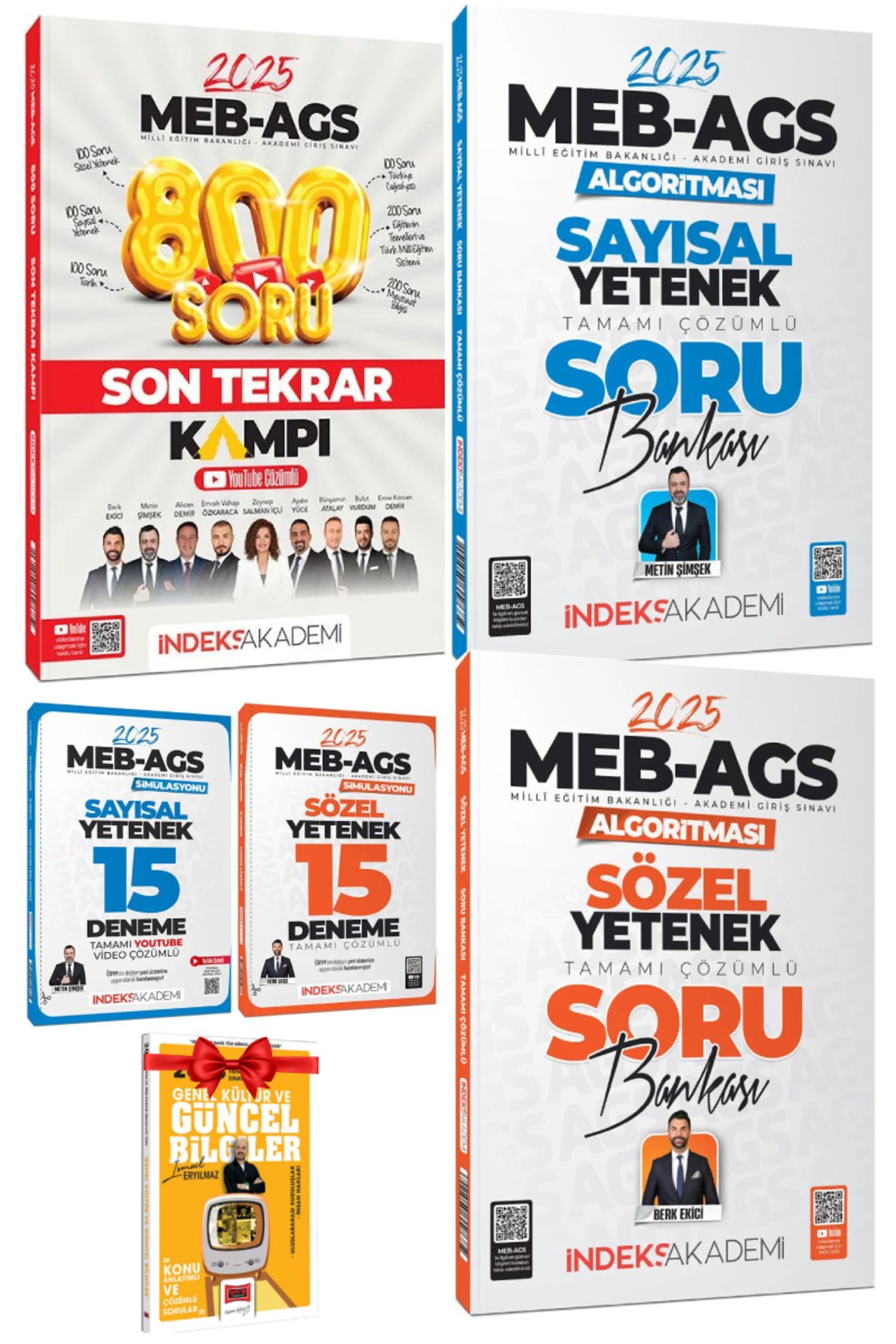 İndeks Akademi 2025 İndeks Akademi MEB AGS Son Tekrar Kampı Tüm Dersler+Sayısal Sözel SB+Sayısal Sözel Deneme