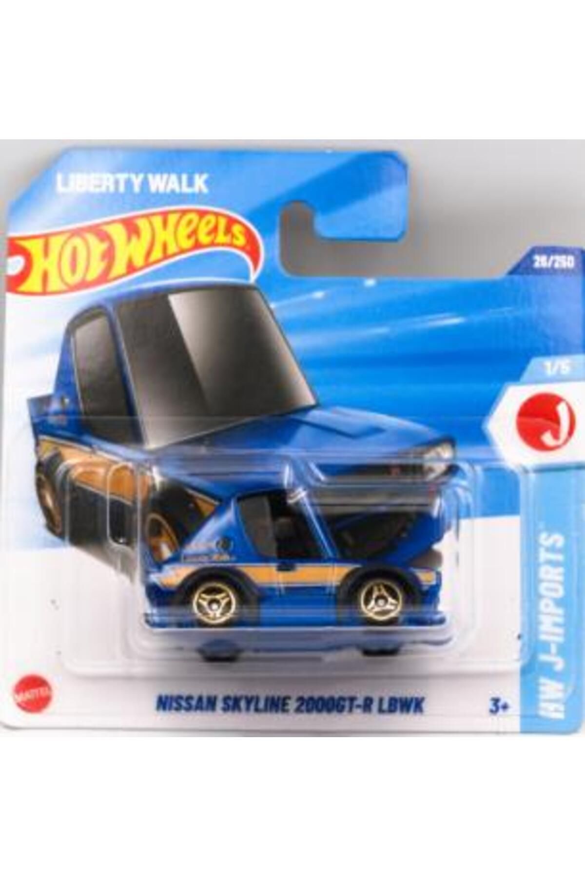 HOT WHEELS Tekli Arabalar Nissan Skyline 2000GT-R LBWK HYX54 (J-Imports)
