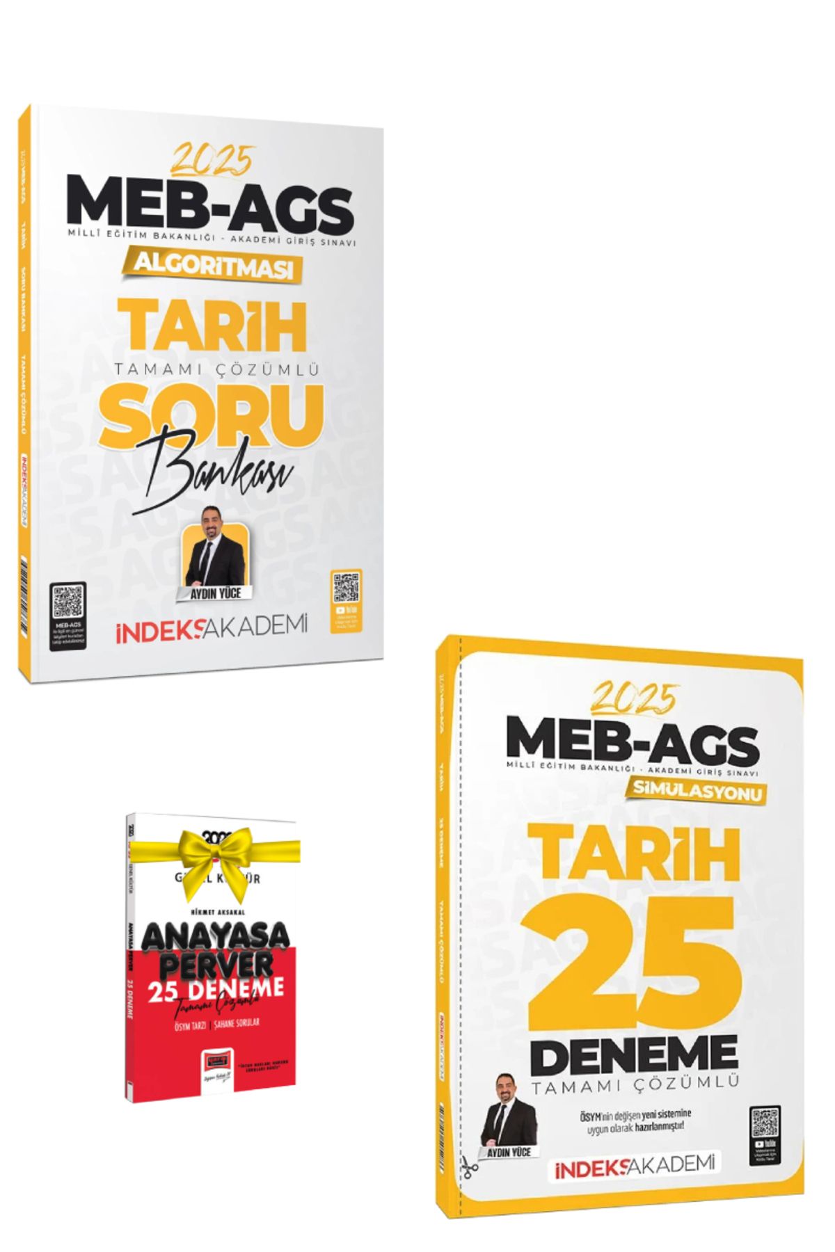 İndeks Akademi 2025 İndeks Akademi MEB AGS Tarih Soru Bankası+İndeks Akademi AGS Tarih Deneme+Hediye