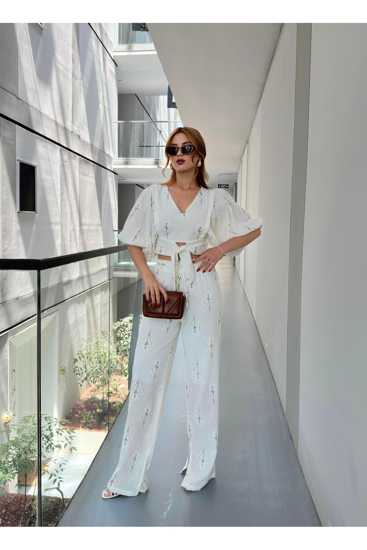 Angel Mia Marie Keten Takım Kahverengi