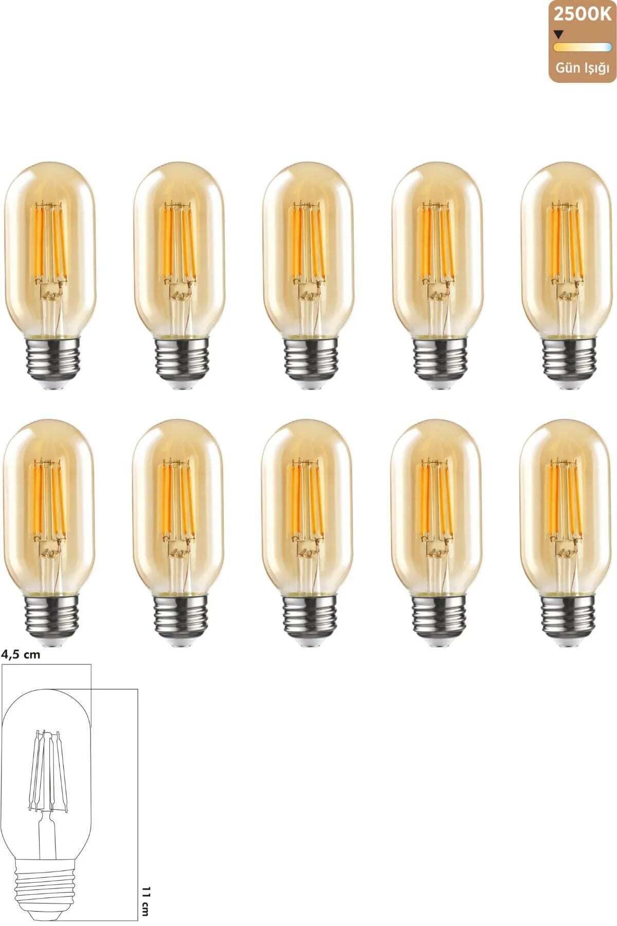 Heka Rustik Led Ampul 6W 2500K E27 Gün Işığı ERD-45