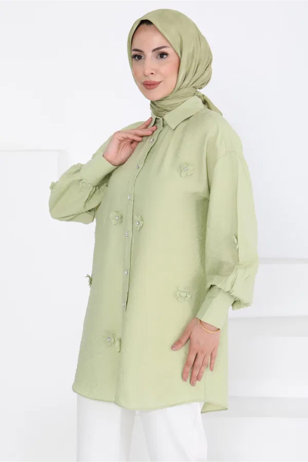 Butik Çiçekli Tunik