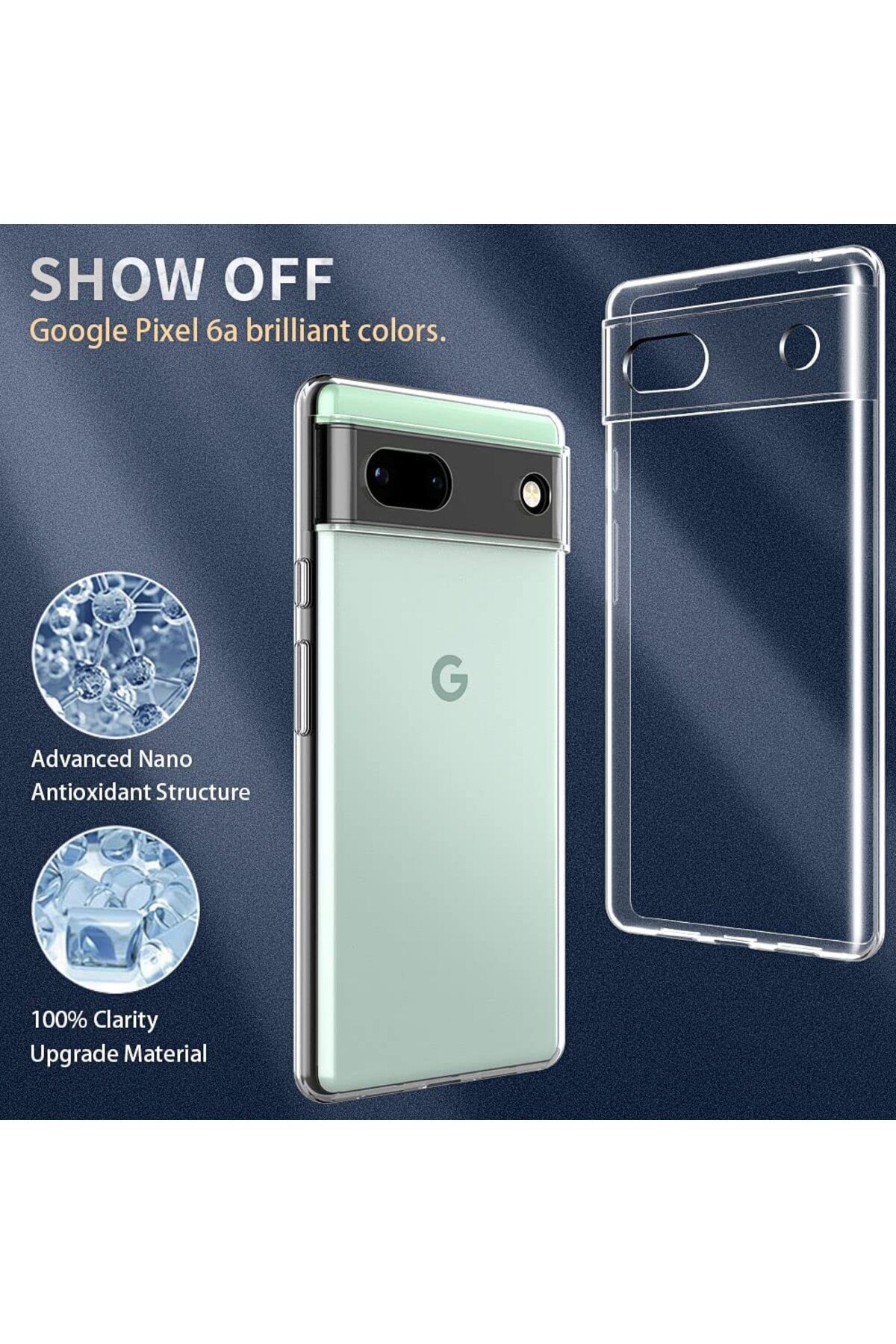 Choice-Google Pixel 7A Ultra Thin Clear Case For Google Pixel 6 6A 7 7A Pro Google Pixel 8 Pro Transparent 3