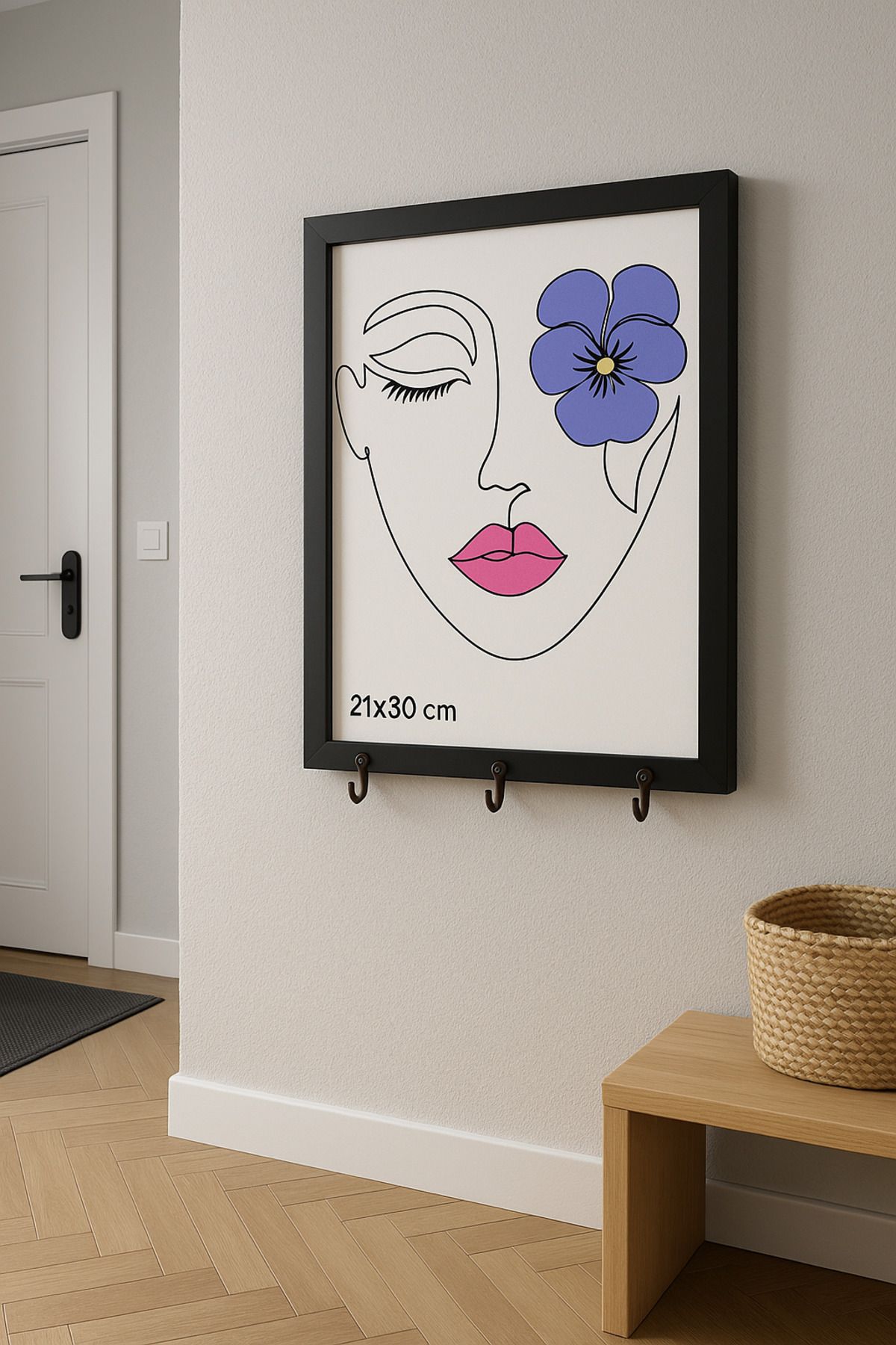 Efem Dekor 🎨 Dekoratif Askılık: Sanat Eseri Gibi Anahtar Düzeni