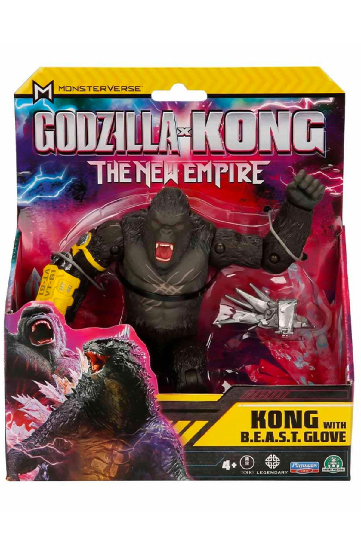 GIOCHI PREZIOSI Godzilla X Kong Aksiyon Figürü 15 cm Kong With Beast Glove 35200