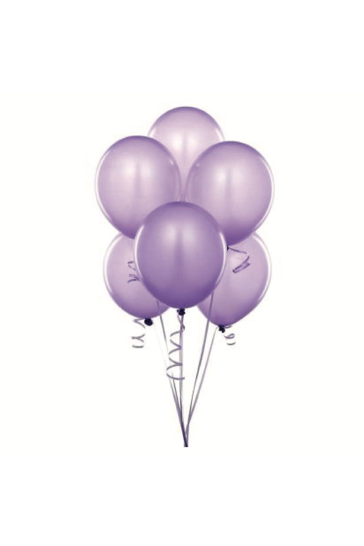 PARTİMİO PARTİ MALZEMELERİ 10'lu Metalik Lila Balon 12'' 30cm