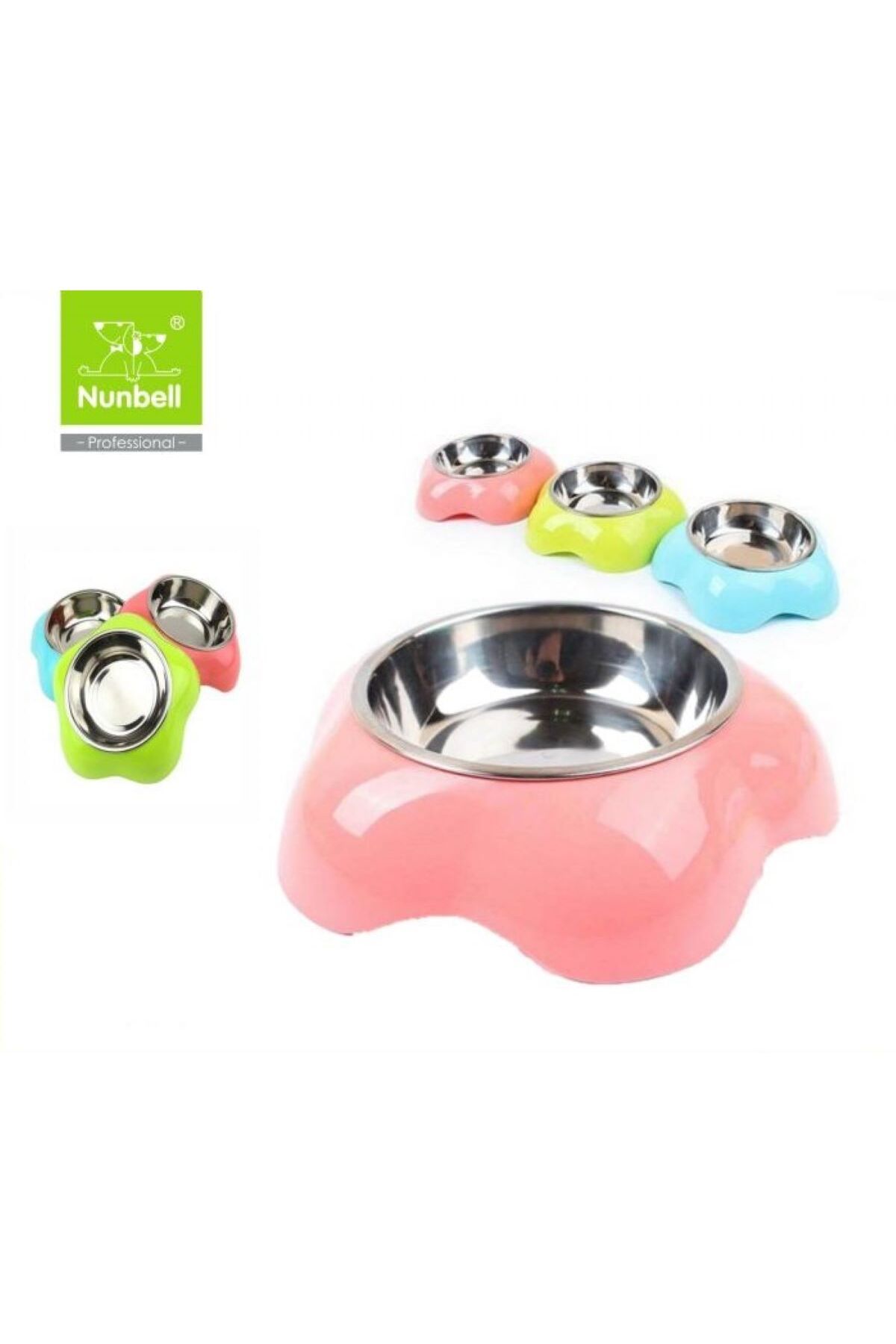 Nunbell Tekli Çelik Mama Kabı 20 cm x 5 cm (1 Adet)