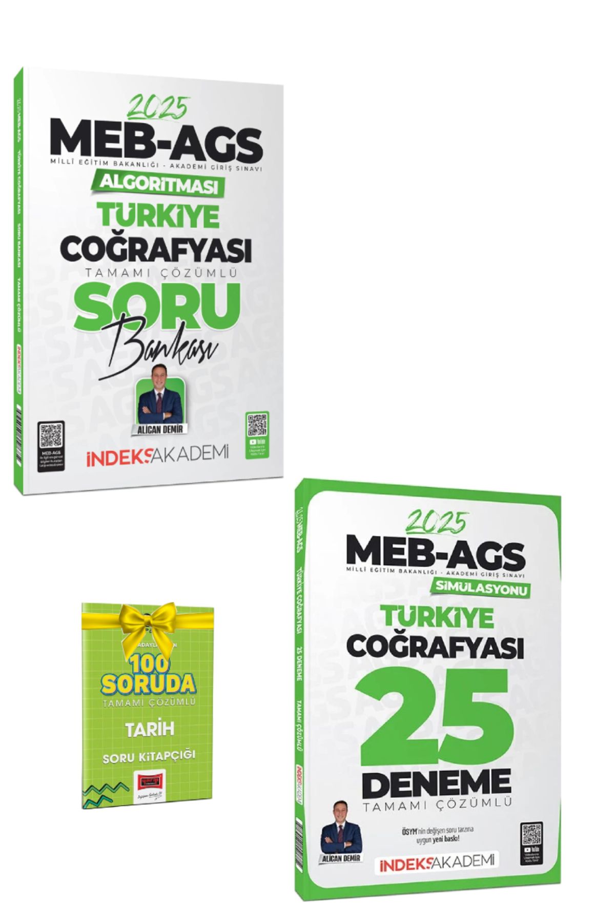 İndeks Akademi 2025 İndeks Akademi MEB AGS Türkiye Coğrafyası Soru Bankası+Meb AGS Türkiye Coğrafyası Deneme