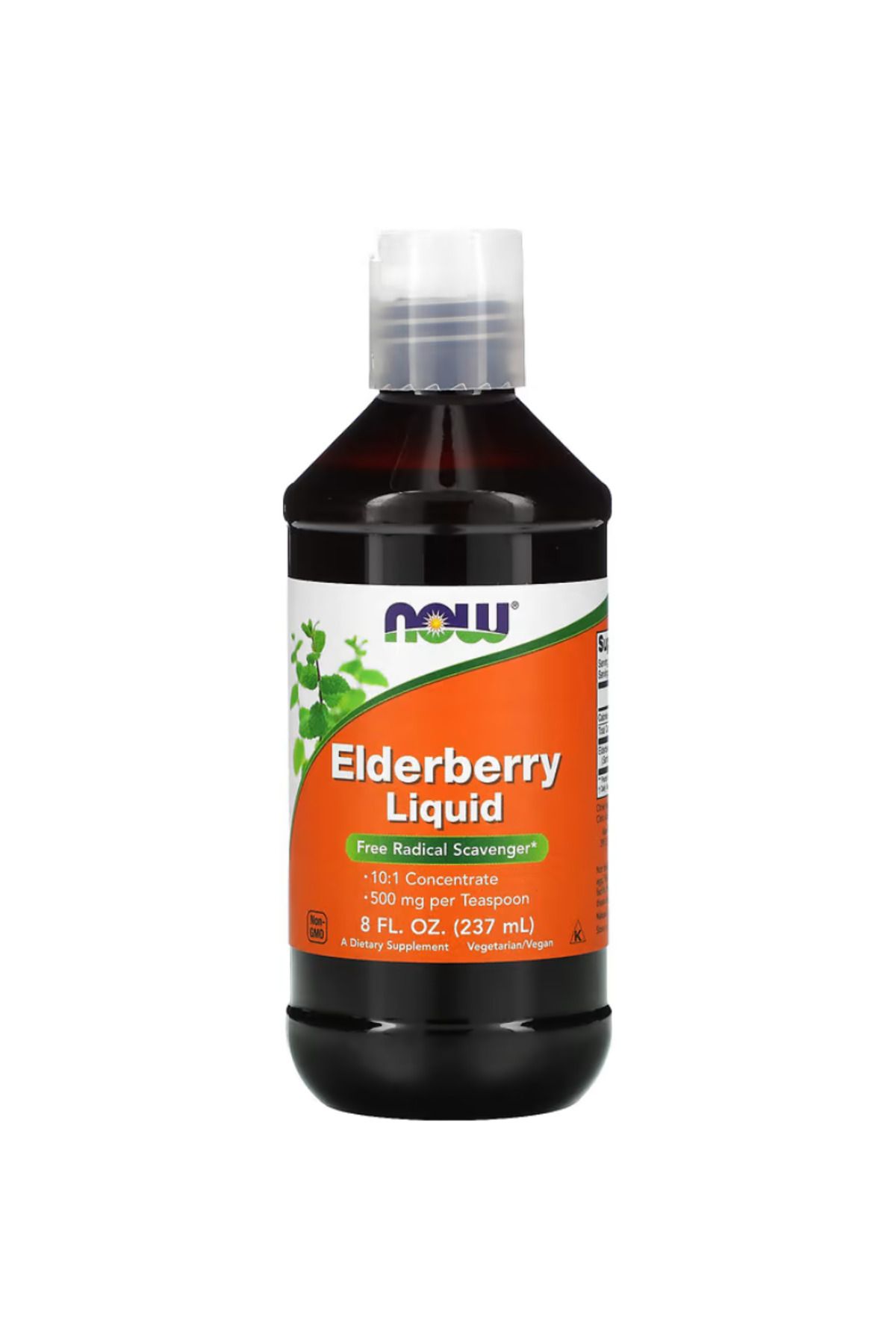 Now Foods , Elderberry Liquid, 500 mg, 8 fl oz (237 ml)