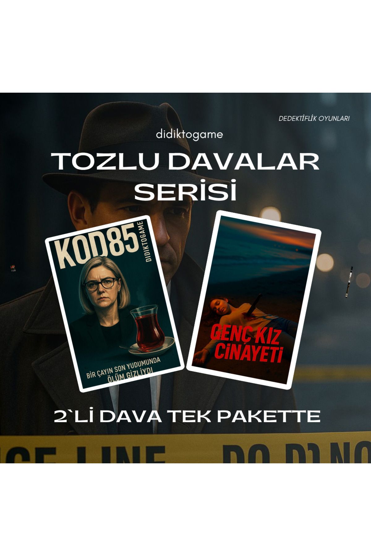 DİDİKTO Didikto Dedektiflik Oyunu Davası 2Lİ Dava Parti Kutu Dedektif Oyunları Sevgili Aktivite