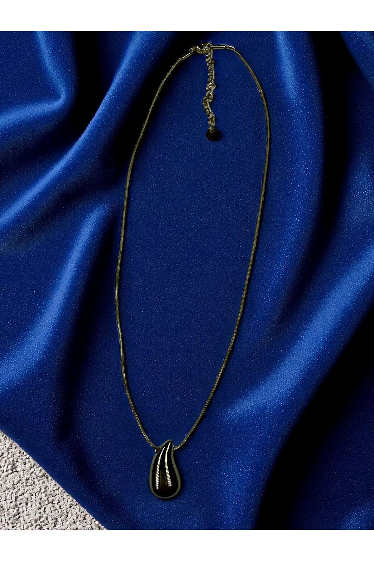 AKMNY BOUTIQUE Damla Uçlu Çelik Kolye