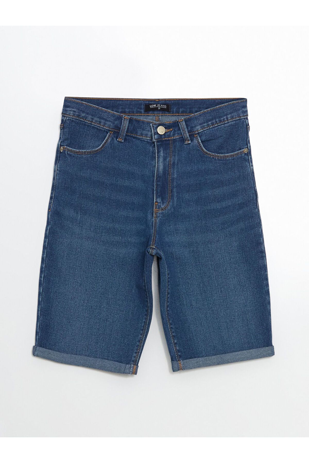 LC Waikiki Yeni Sezon Dar Fit Kadin Jean Sort - S5DN09Z8