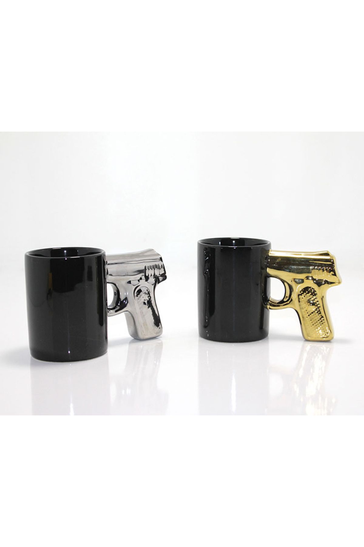 D&M Life Collection Porselen Silahlı Kupa Bardak Model 4