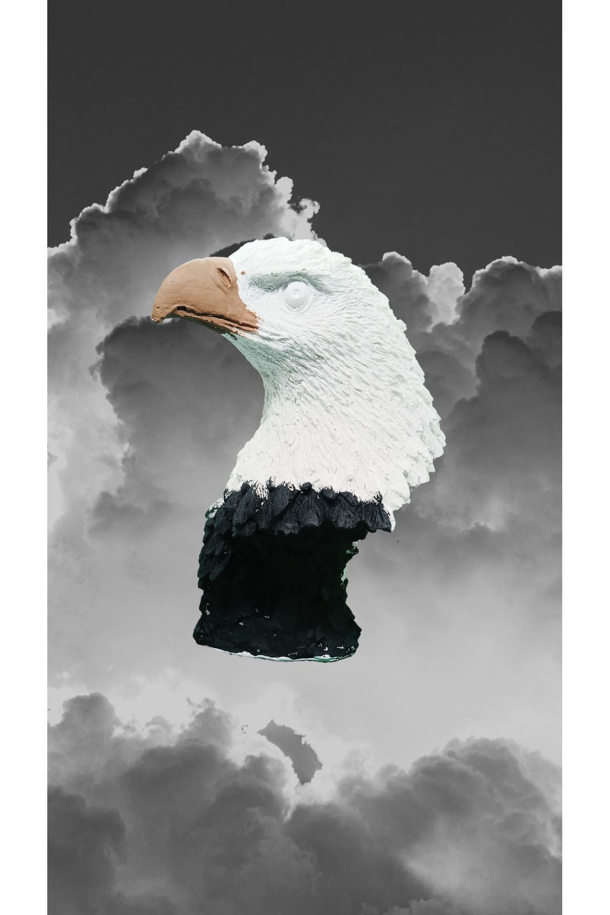 SerenityHaven Asil Kartal Heykeli