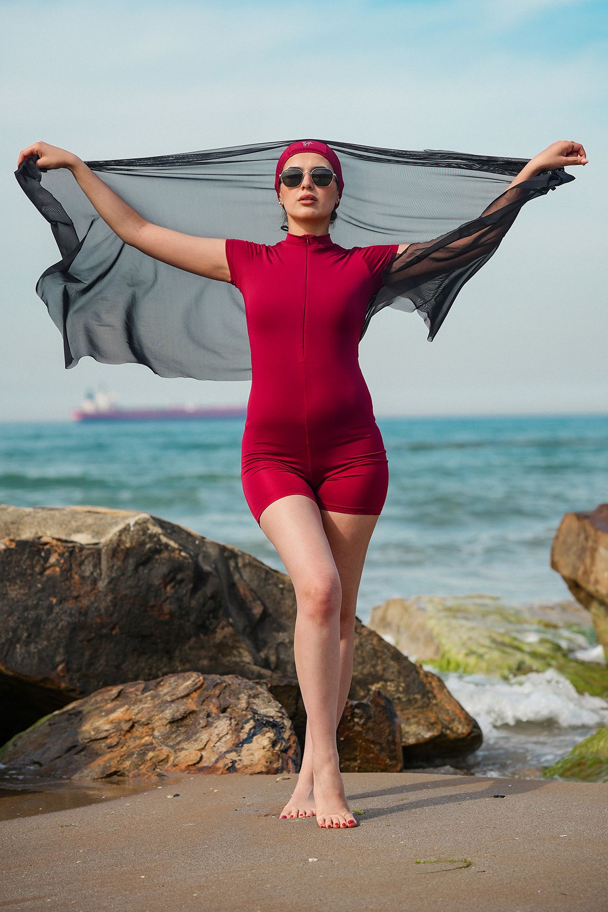 winmoda BONELİ KISA TULUM MAYO / HAVUZ DENİZ MAYO TULUM / TAYT TULUM MAYO