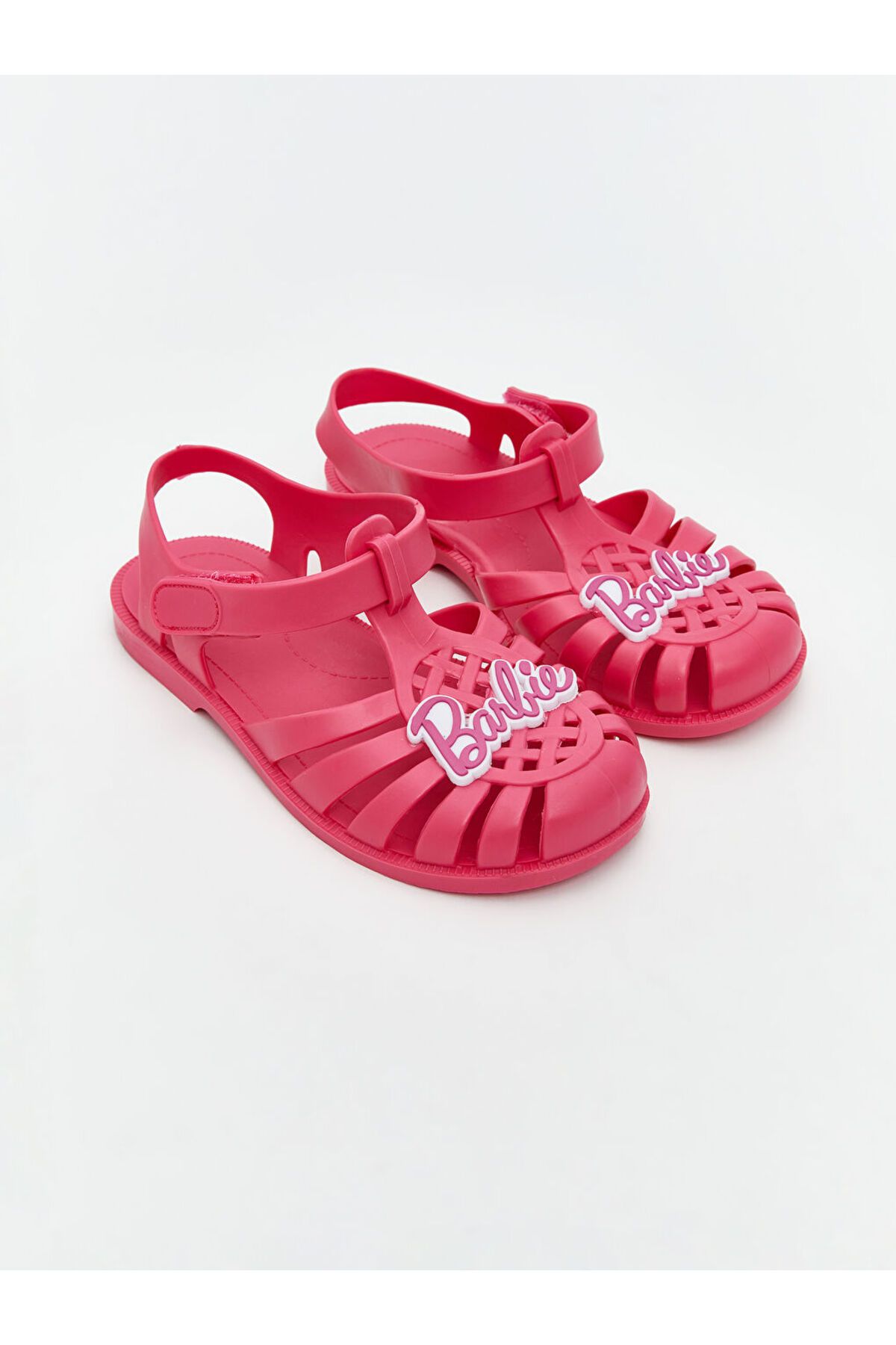 LC Waikiki Barbie Baskılı Kız Çocuk Sandalet