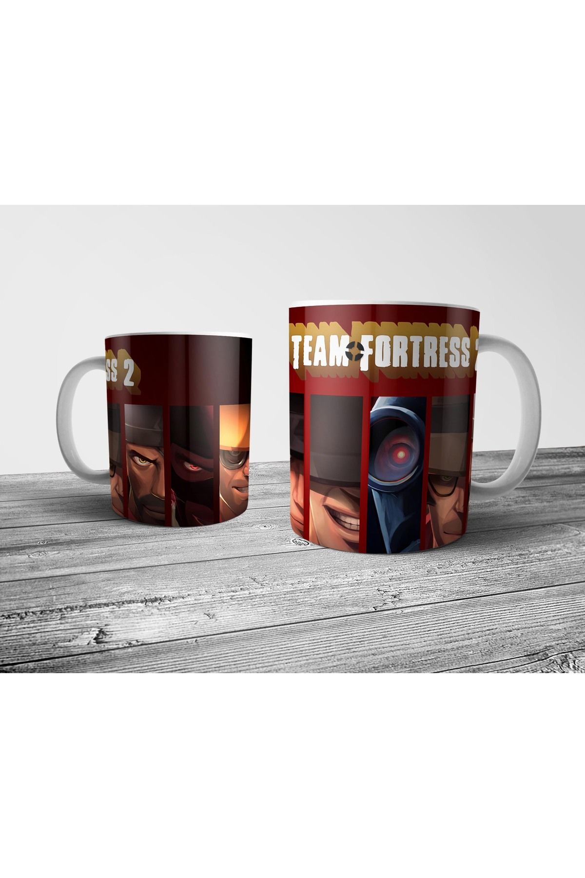 Pixxa Team Fortress 2 Kupa Bardak Model 4