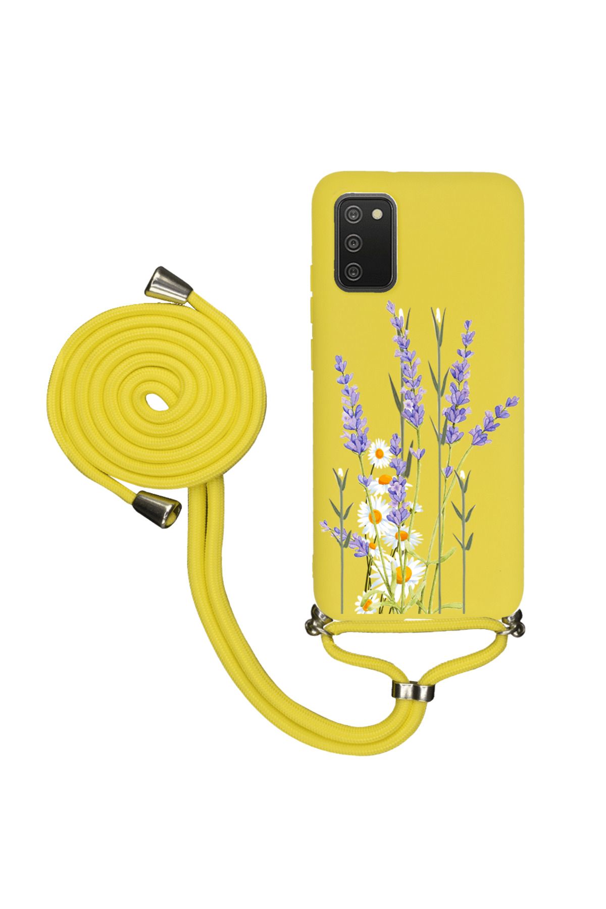 Royaleks Samsung A02s İpli Lansman Kılıf - Lavanta Mix